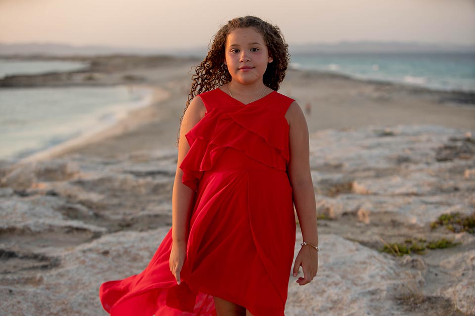 Es ministre reportaje de fotos familia illetes Formentera Fotografía familiar