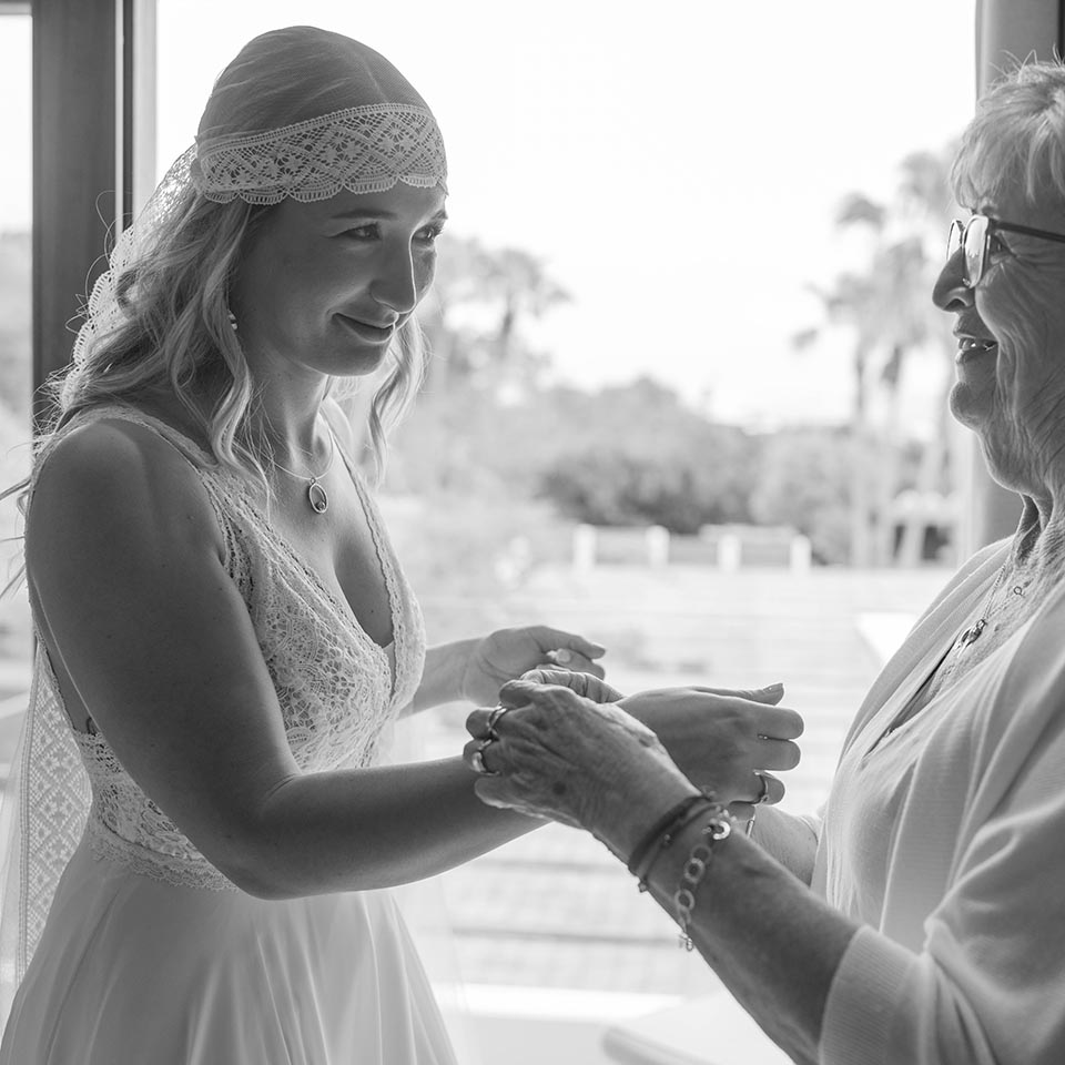 boda en formentera blanco y negro
